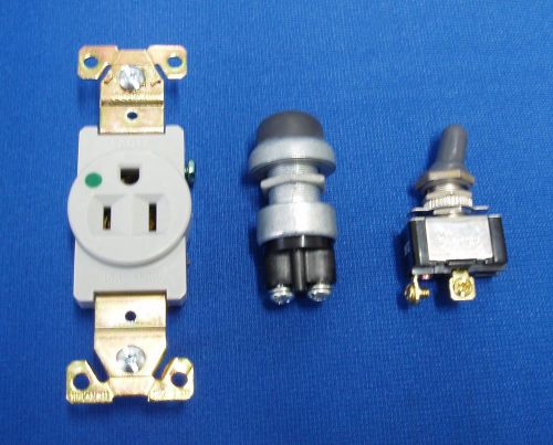 LOT NEW LINCOLN WELDER SA-200 REDFACE START TOGGLE SWITCH HOSPITAL GRADE PLUG