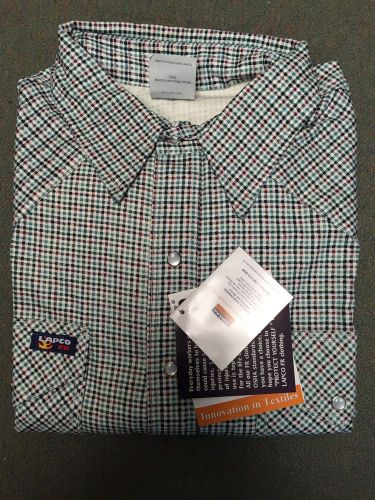 Lapco Welding 7oz Western Plaid FR Shirt IAU7WS (Austin) 2XL, 3XL