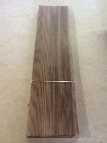 Wood veneer fumed larch 6x24 22pcs total raw veneer  &#034;exotic&#034; fla9 10-24 for sale