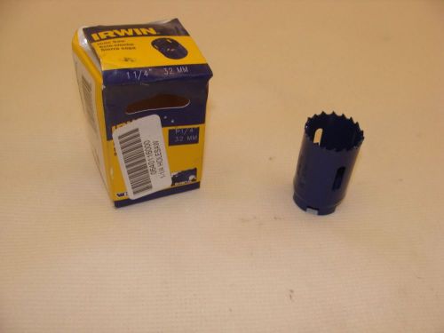 IRWIN 373114BX 1-1/4 INCH BI-METAL HOLE SAW NEW IN BOX NIB