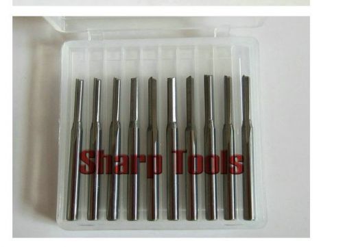 5pcs double flute straight slot cnc router bits milling cutter 2.5mm 12mm for sale