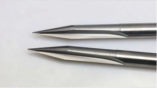 2pcs  double flute straight sticker engraving bit endmill 4mm cel 32mm for sale