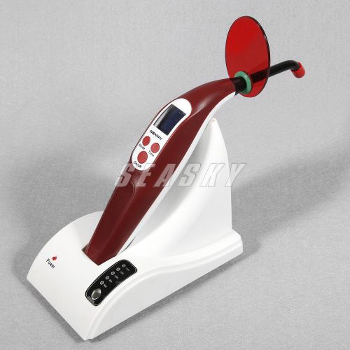 Dental Cordless LED Curing Lamp Light Fiber Light Guide Wireless Stock in USA US