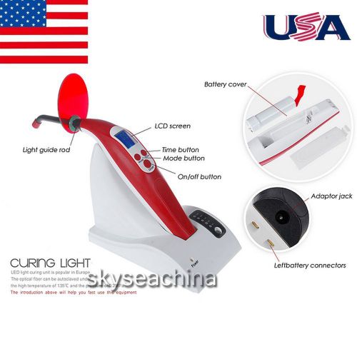 #50% OFF FOR SECOND ONE# Dental Wireless Cordless LED-B Curing Light Lamp