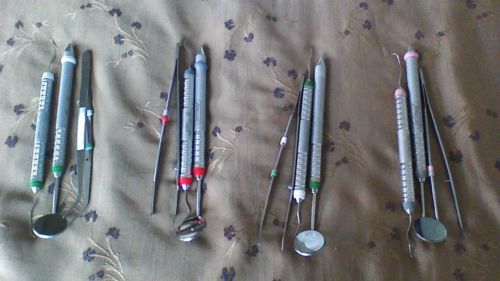 1 Set of Hu-Friedy Basic Set Dental Instruments Explorer Mirror Pluer $100