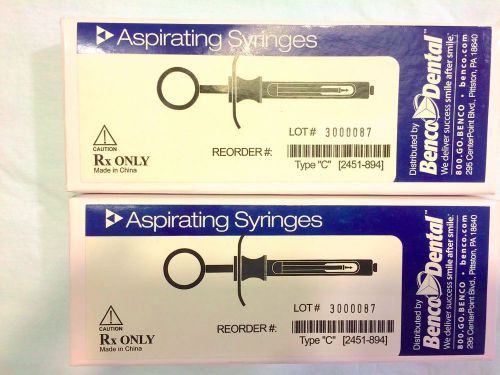 Benco Dental Aspirating Syringes