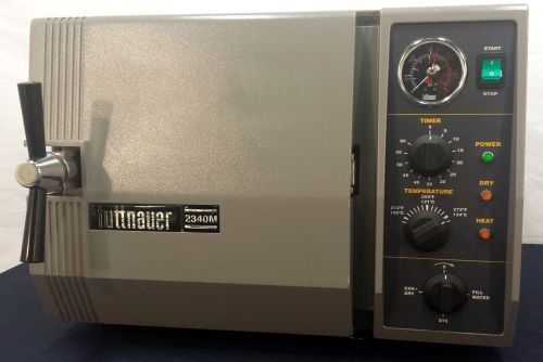 Autoclave tuttnauer 2340m 120v steam sterilizer tattoo dental vet *warranty* for sale