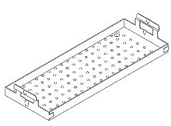 Pelton &amp; Crane INSTRUMENT TRAY (SMALL) (OCR, Delta 10&#034; (AF), OCR+, V10)