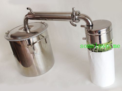 Alcohol Distiller Spirits Brewing Ethanol Moonshine Still Stainless Boiler 18L