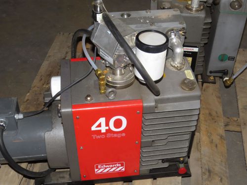 Edwards vacuum pump model e2m40 (#911) for sale