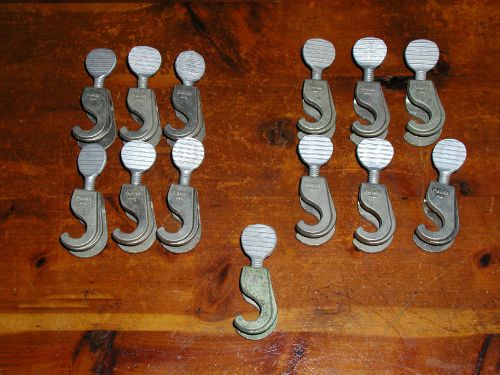 LOT OF 13 FISHER USED FLEXAFRAME HOOK CONNECTORS