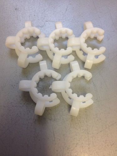 5pcs 19mm White Keck Clip