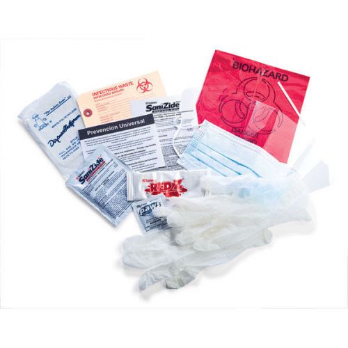 Spill kit - universal precaution clean up kit 1 ea for sale