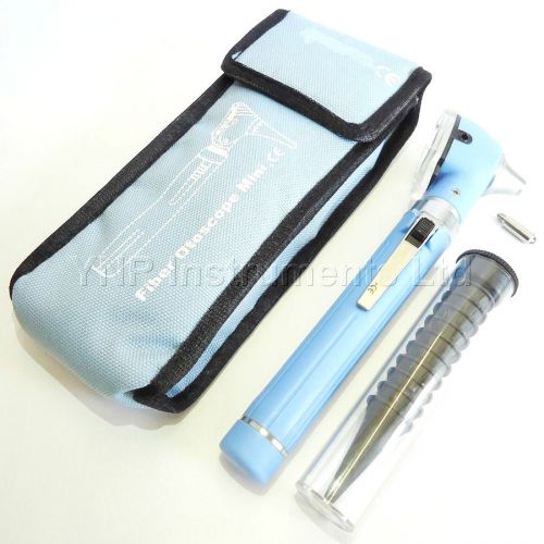 Sky Blue Mini Otoscope Fiber Optic Medical Diagnostic Examination CE ?