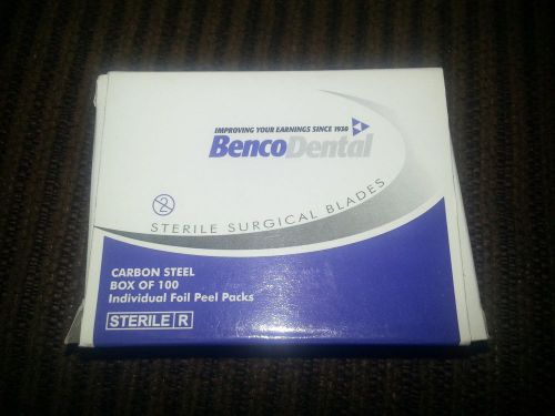 Sterile Surgical Blades Carbon Steel **only 50/bx** Benco Brand