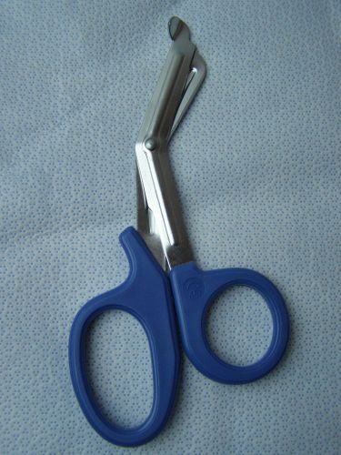 Blue utility scissors 7.5&#034; emt medical paramedic nurse scissors for sale