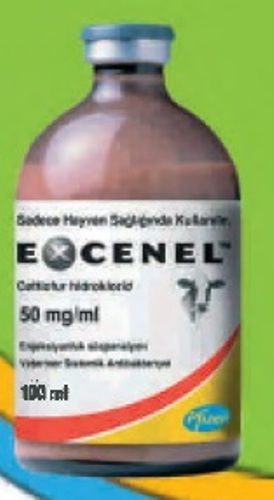 ZOETIS Excenel Ceftiofur hydrochloride 100ml enj VETERINARY used only animal