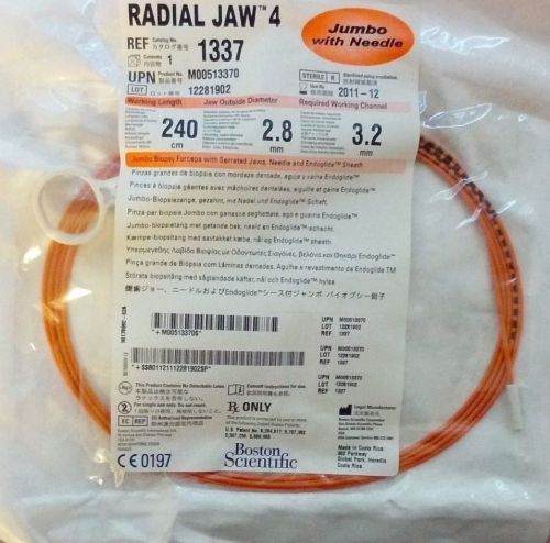 Boston Scientific Radial Jaw 4 JUMBO BIOPSY FORCEPS W/NEEDLE , REF: 1337