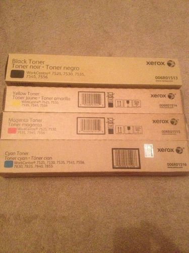 Genuine Xerox WC 7545 Toner 006R01513 006R01514 006R01515 006R01516 YMCK Toner