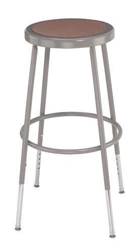 Science Lab Adjustable Stool w Hardboard Seat [ID 258]