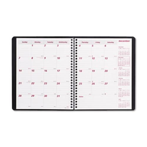 Brownline Essential Planner - Monthly - 8.88&#034; X 7.13&#034; - 1.2 Year - (cb1200blk)