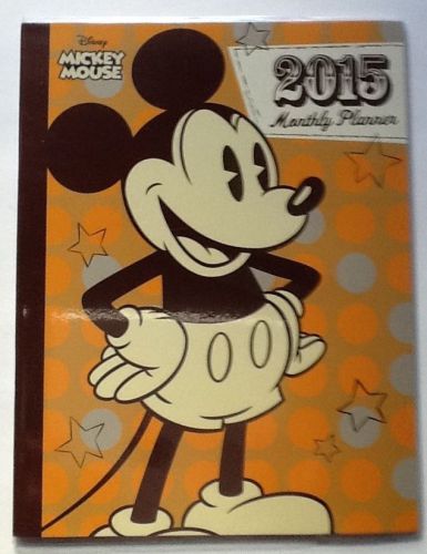 Mickey Mouse 2015 Monthly Planner Desk Size Appointments Large Size NEW