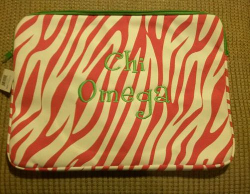 Chi Omega Laptop Case