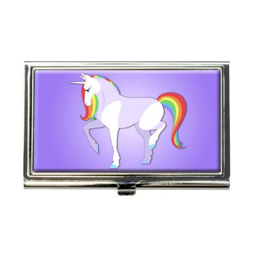 Prancing Unicorn Business Credit Card Holder Case