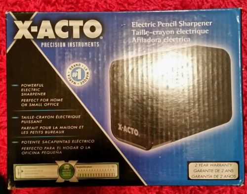 NEW X-Acto XLR 1818 Electric Pencil Sharpener, Black