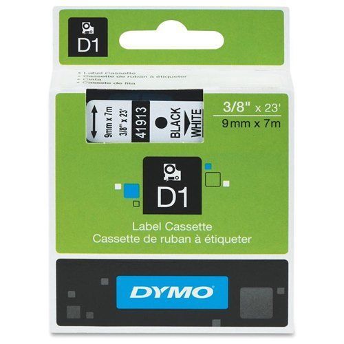 Dymo Black on White D1 Label Tape 41913