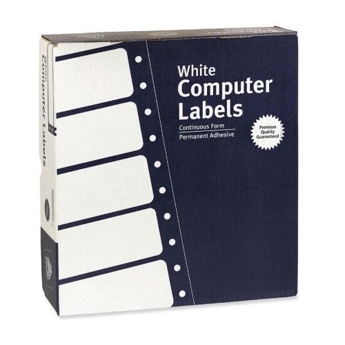 Avery continuous form computer labels - 3.5&#034;wx0.94&#034;l - 15000 / box for sale