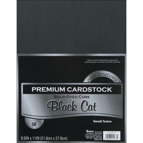 Darice Core-dinations Value Pack Cardstock 8-1/2-in x 11-in 50/Pkg GX220002