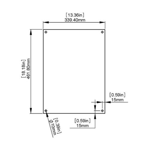 Set of 2 glasses to Insert Vertical (Portrait) Ledger Paper (11&#034; x 17&#034;)