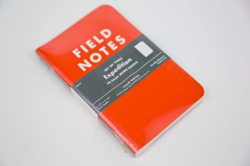 Field notes brand expedition edition - pack of three - factory seal - waterproof for sale