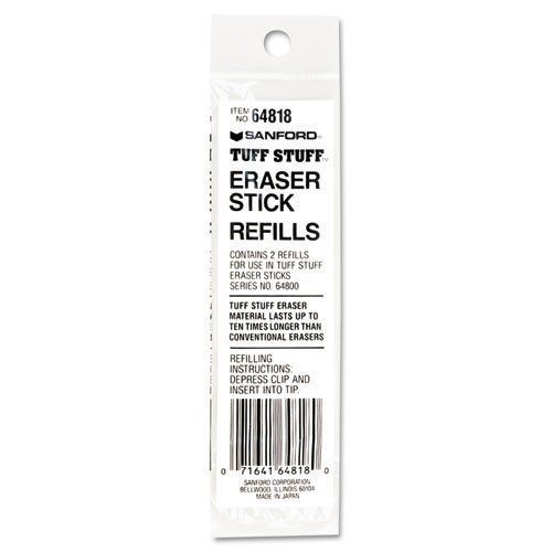 New paper mate tuff stuff eraser refill, small, white for sale