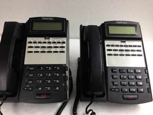 LOT OF 2 Iwatsu ADIX IX-12KTD-3 12 Button Display Phone