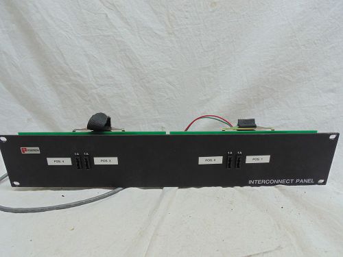 POSITRON INTERCONNECT PANEL 220-000191-401 4 POSITION (S5-3-15F)