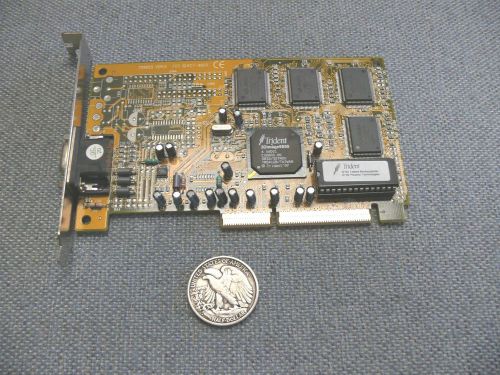 TRIDENT TR9850 VER:A KC7-9850 3DIMAGE9850 VGA VIDEO CARD !VI320