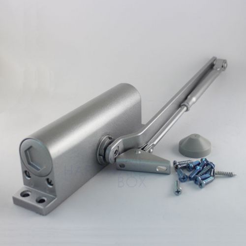 45-65kg commercial door closer overhead hydraulic aluminum adjustable latching