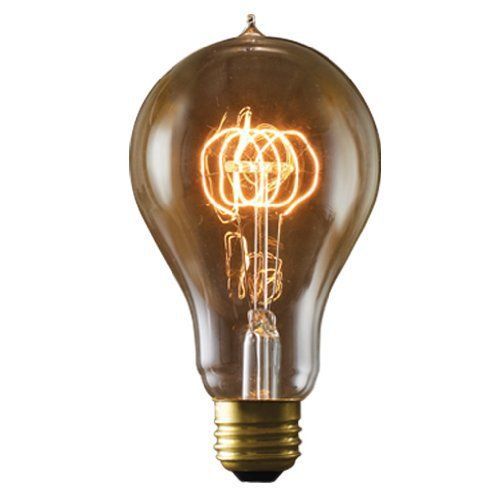 Bulbrite NOS40-VICTOR/A23 40-Watt Nostalgic Edison A23 Bulb  Victorian Loop Fila