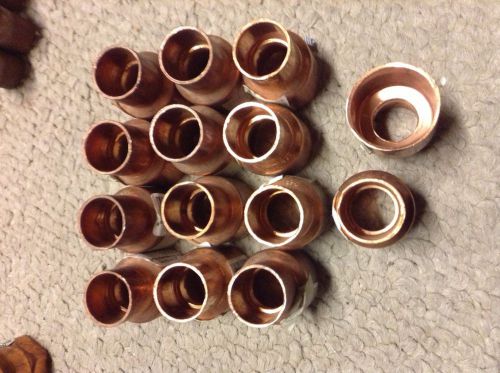 Elkhart Prod. Corp. Copper 101r-3/4x1/2 Coupling LOT OF 14