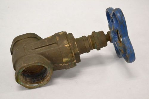 NIBCO T-113 200WOG 125 BRASS THREADED 1-1/2 IN GATE VALVE B265174