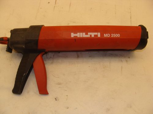 HILTI MD 2500 ANCHOR ADHESIVE DISPENSOR GUN MANUEL USED 338853