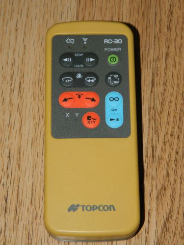 TOPCON REMOTE CONTROL RC30 FOR ROTATING LASER SURVEYING SURVEYOR