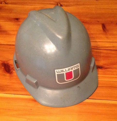 Gray Medium MSA Hardhat With Williams Logo