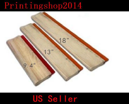 Silk screen printing squeegee ink scraper scratch board 3 sizes :9.4&#034;/13&#039;&#039;/18&#039;&#039; for sale