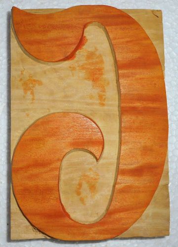 Letterpress Letter &#034;C&#034; Wood Type Printers Block Typography Collection.B913