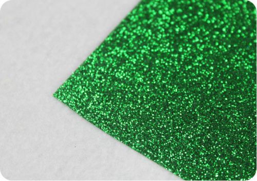 Emerald green glitter flake heat press transfer vinyl 20&#034;  x 5 yards for sale