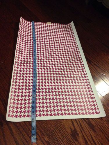 Houndstooth Maroon Heat Transfer Vinyl