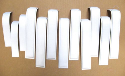 12 Bracelet Displays Ramp White Faux Leather